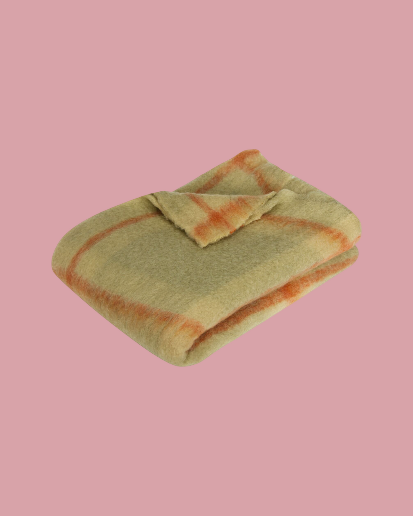 Grid Throw - Yellow/Orange