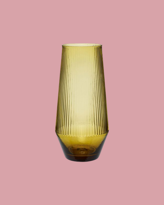 Ripple Vase Yellow