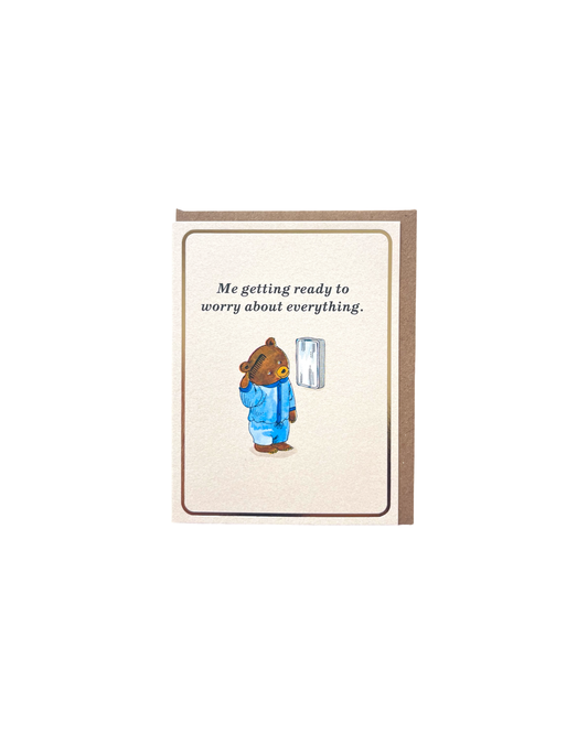 Worry Richard Scarry Mini Card