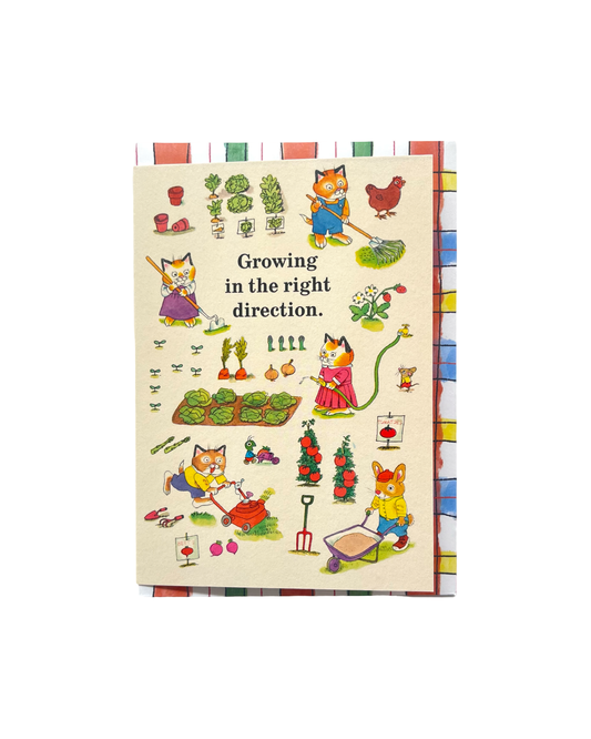 Growing In The Right Direction Richard Scarry Card