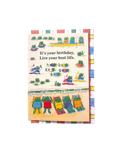 Live Your Best Life Richard Scarry Card