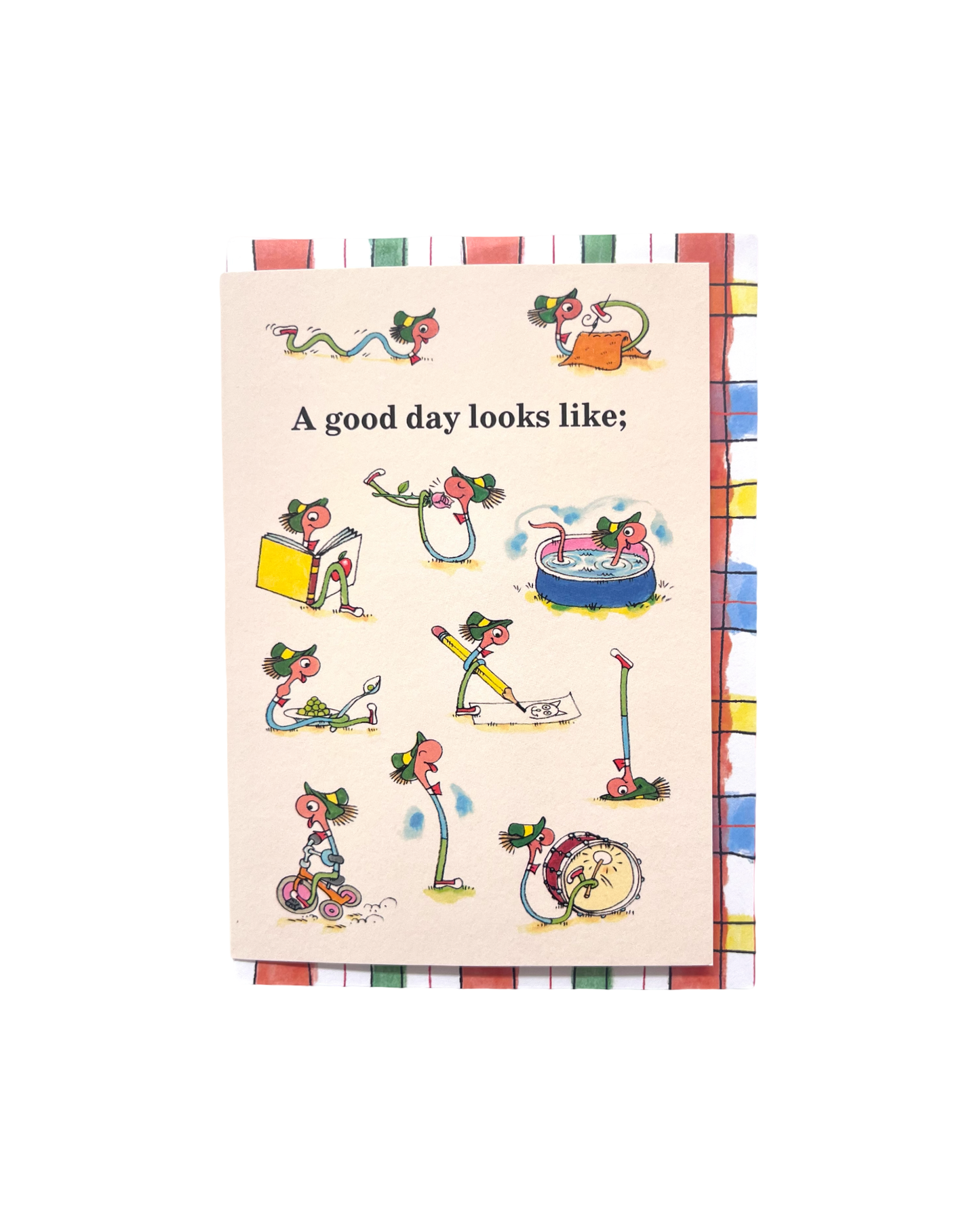 A Good Day Looks Like Richard Scarry Card