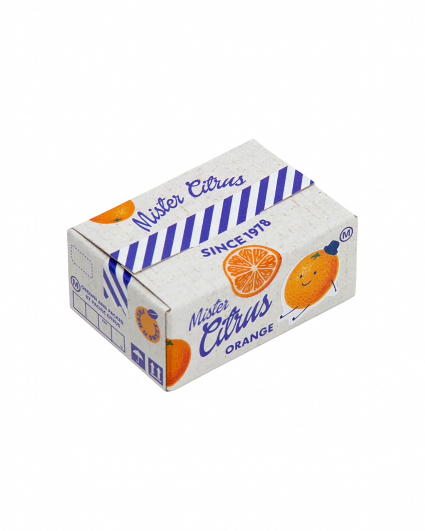 Mini Orange Sticker Box