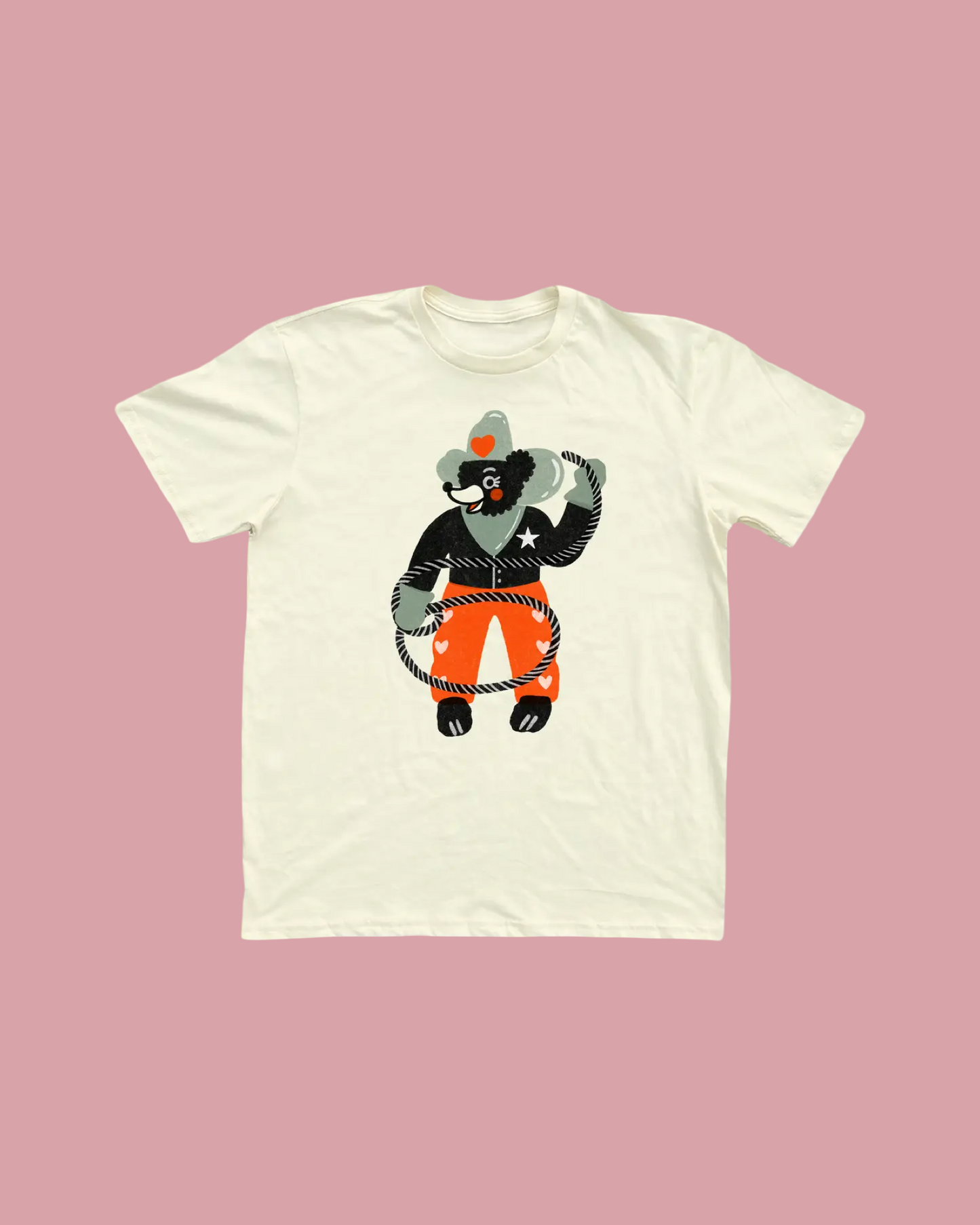 Rocky Unisex Tee - Cream