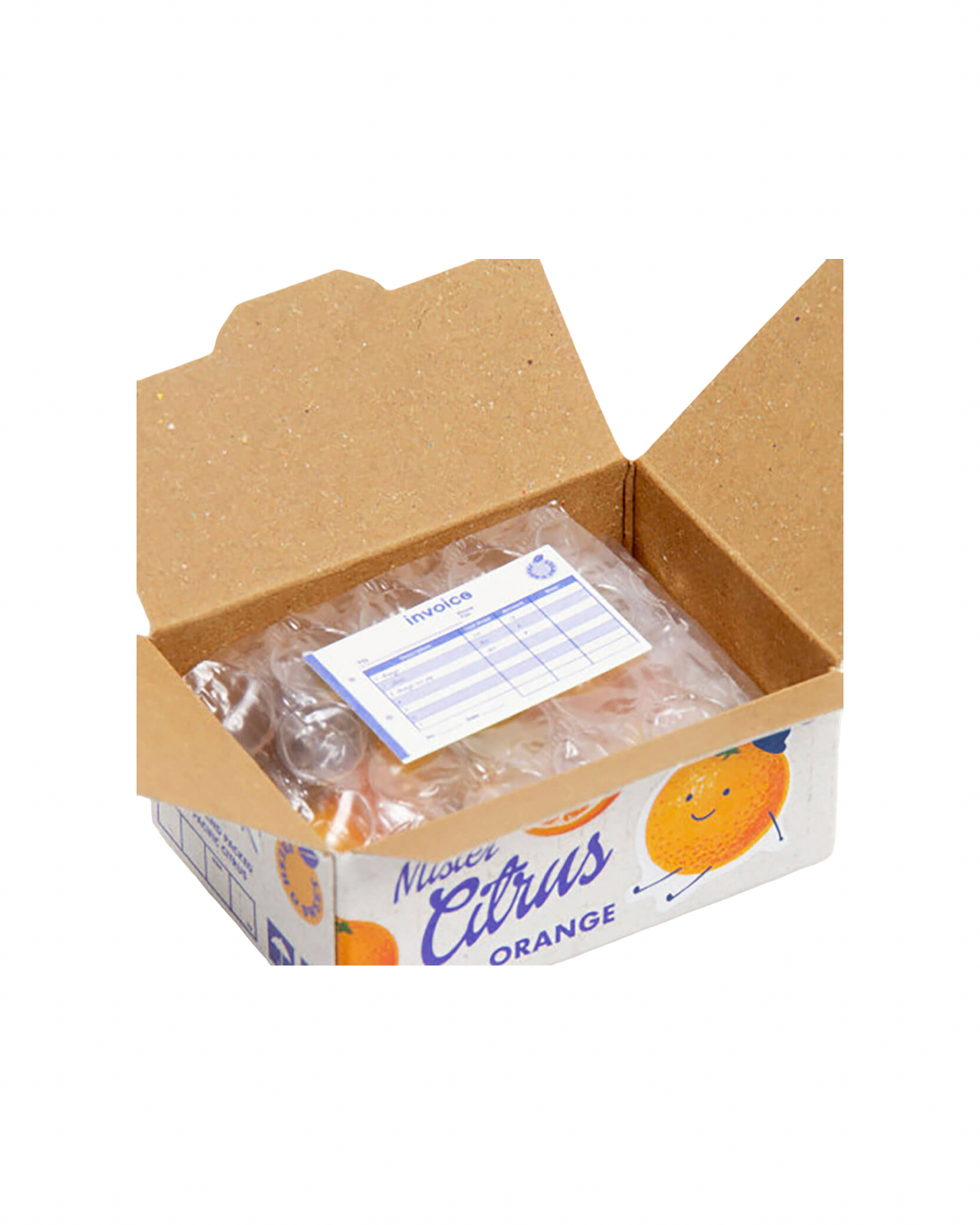 Mini Orange Sticker Box