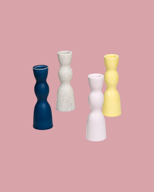 Wave Candleholder - Low