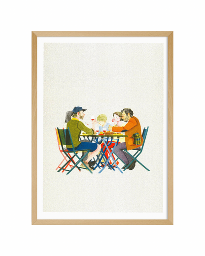 On The Terraces - HifuMiyo A3 Print