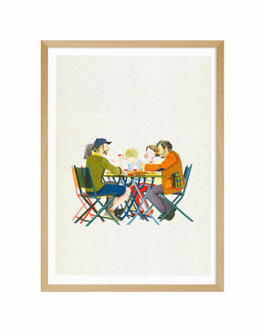 On The Terraces - HifuMiyo A3 Print