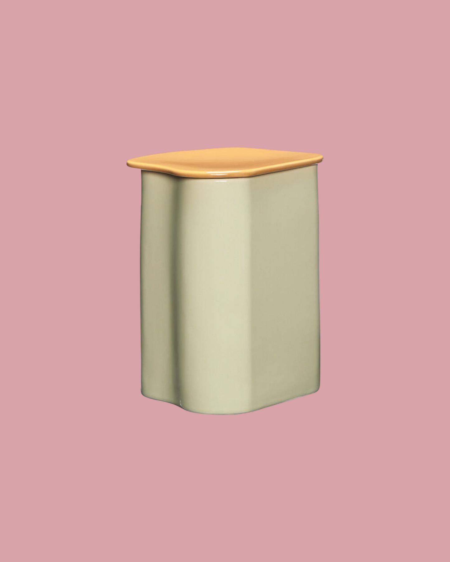 Amare Canister with Lid - Butter/Sand