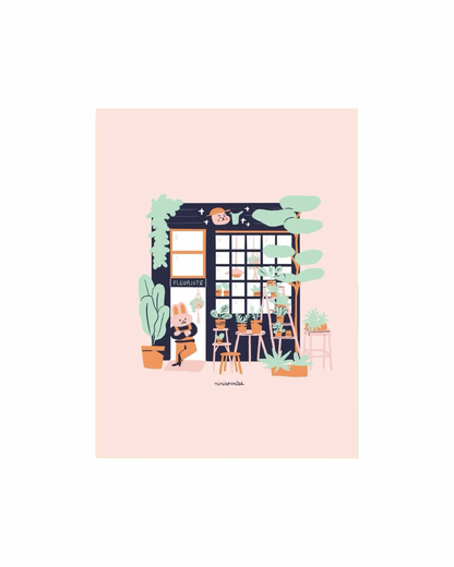 Plants Shop Print