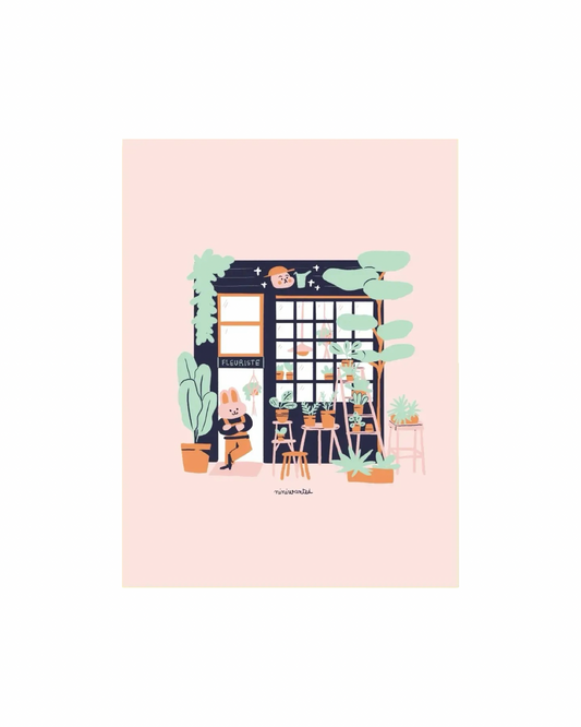 Plants Shop Print