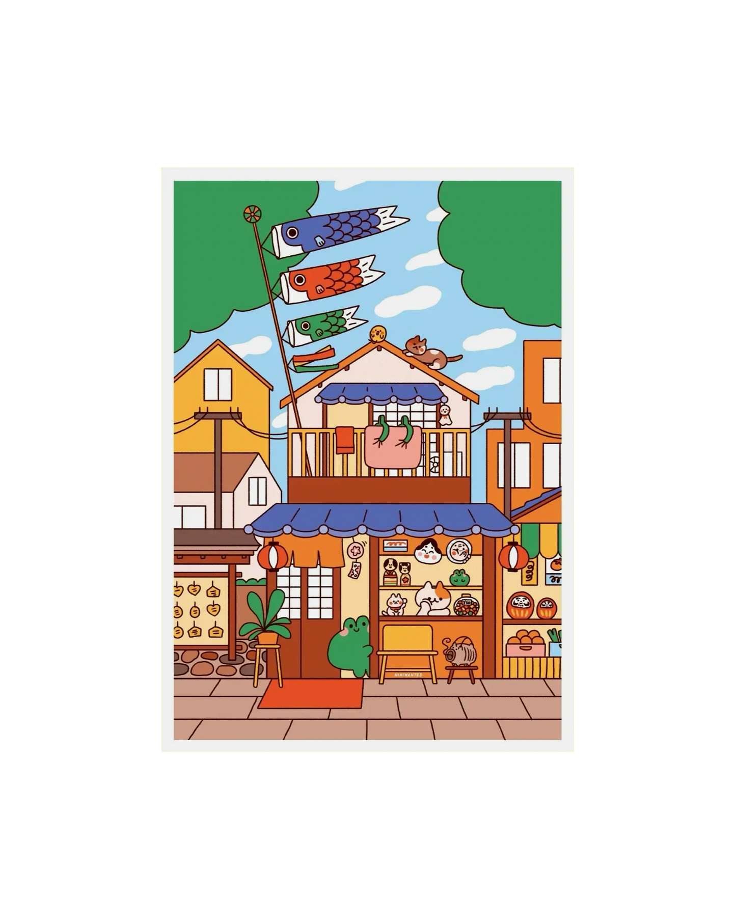 Souvenirs Shop A4 print