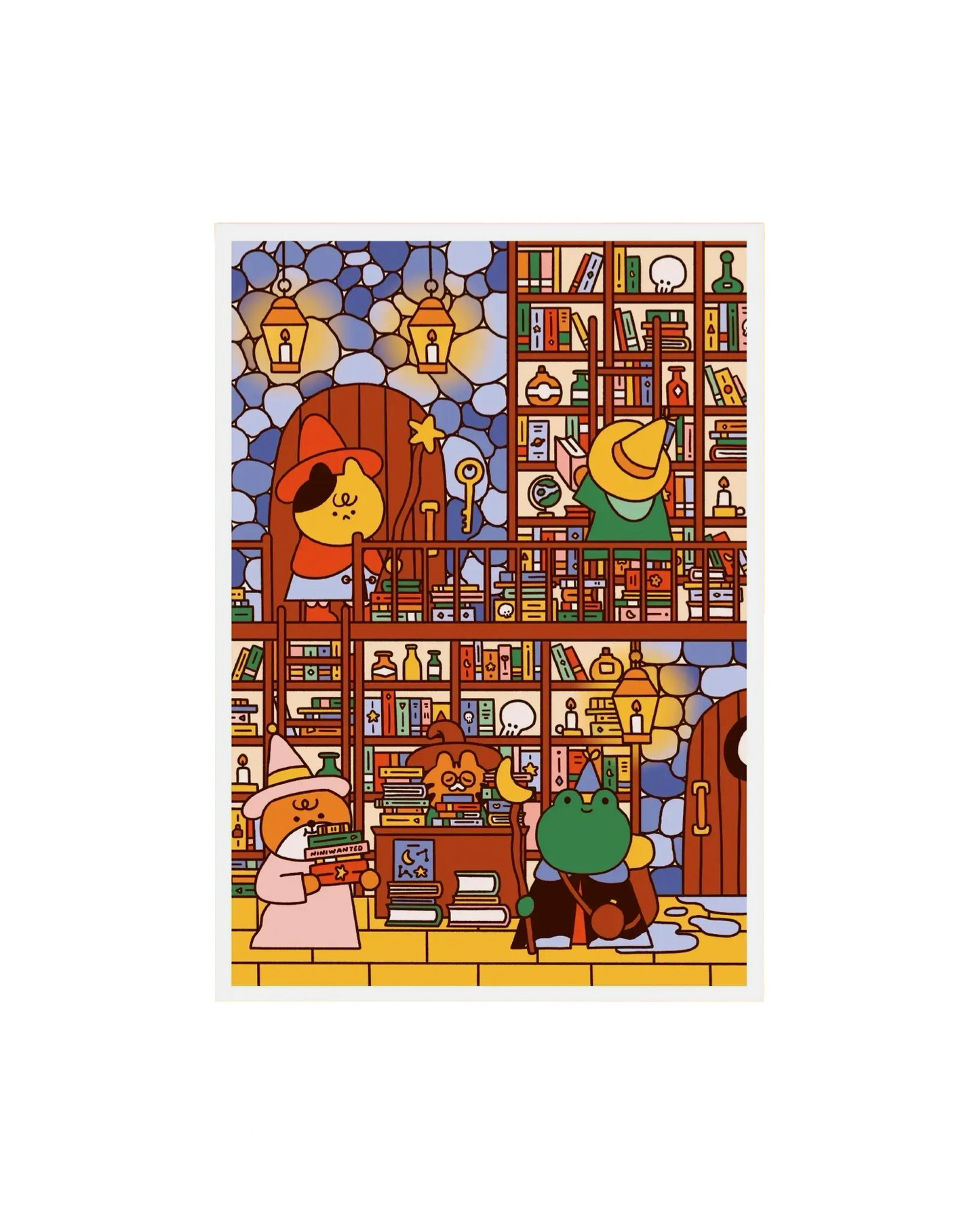 Wizard's Library A4 Print