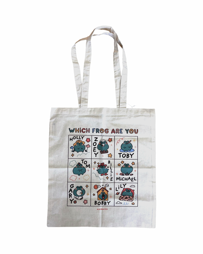 Which Frog Are You Tote bag