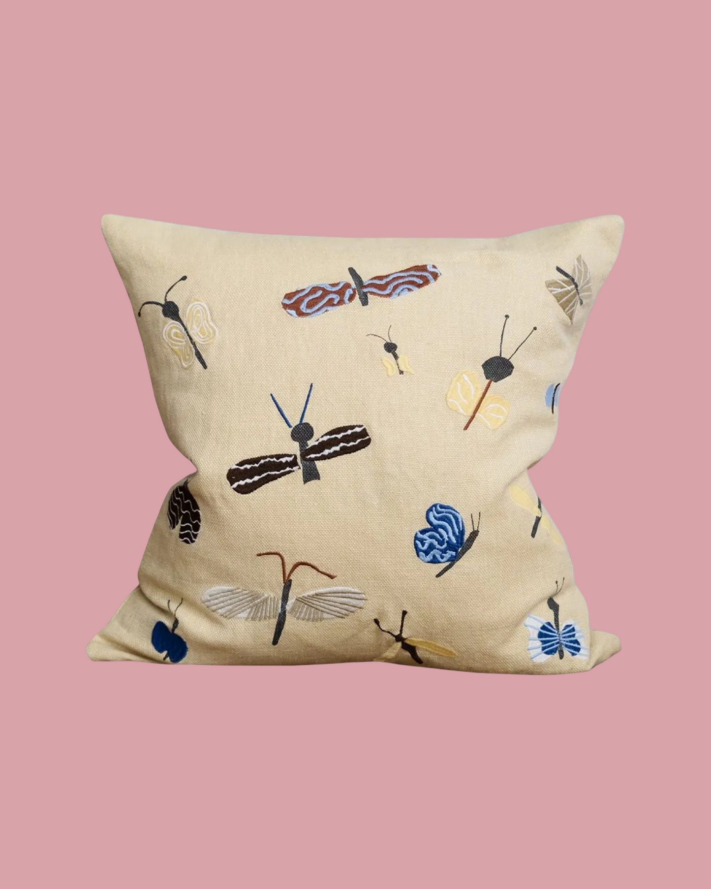 Slända Embroidered Cushion