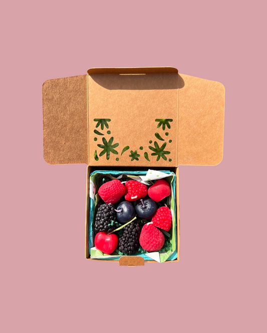 10 Mixed Berry Beeswax Candles