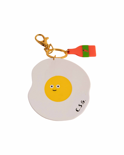 Spicy Egg Keychain