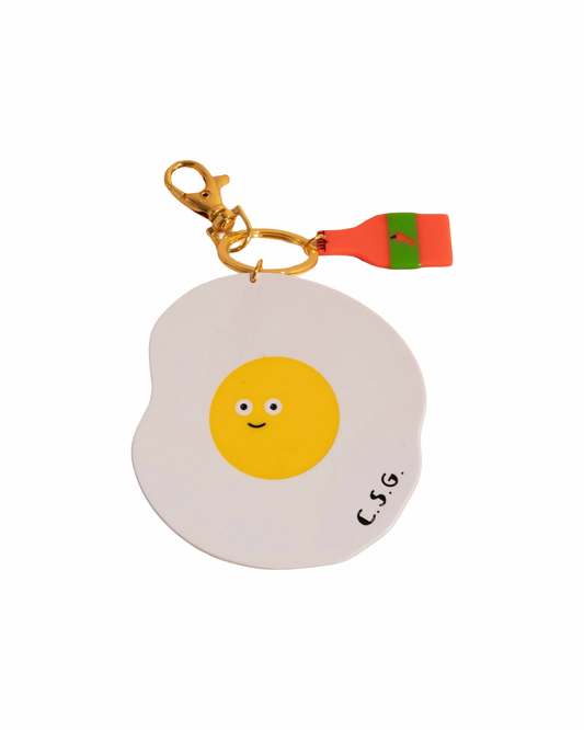 Spicy Egg Keychain