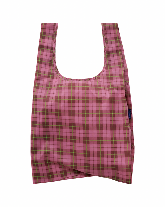 Standard Baggu : Azalea Pink Tartan