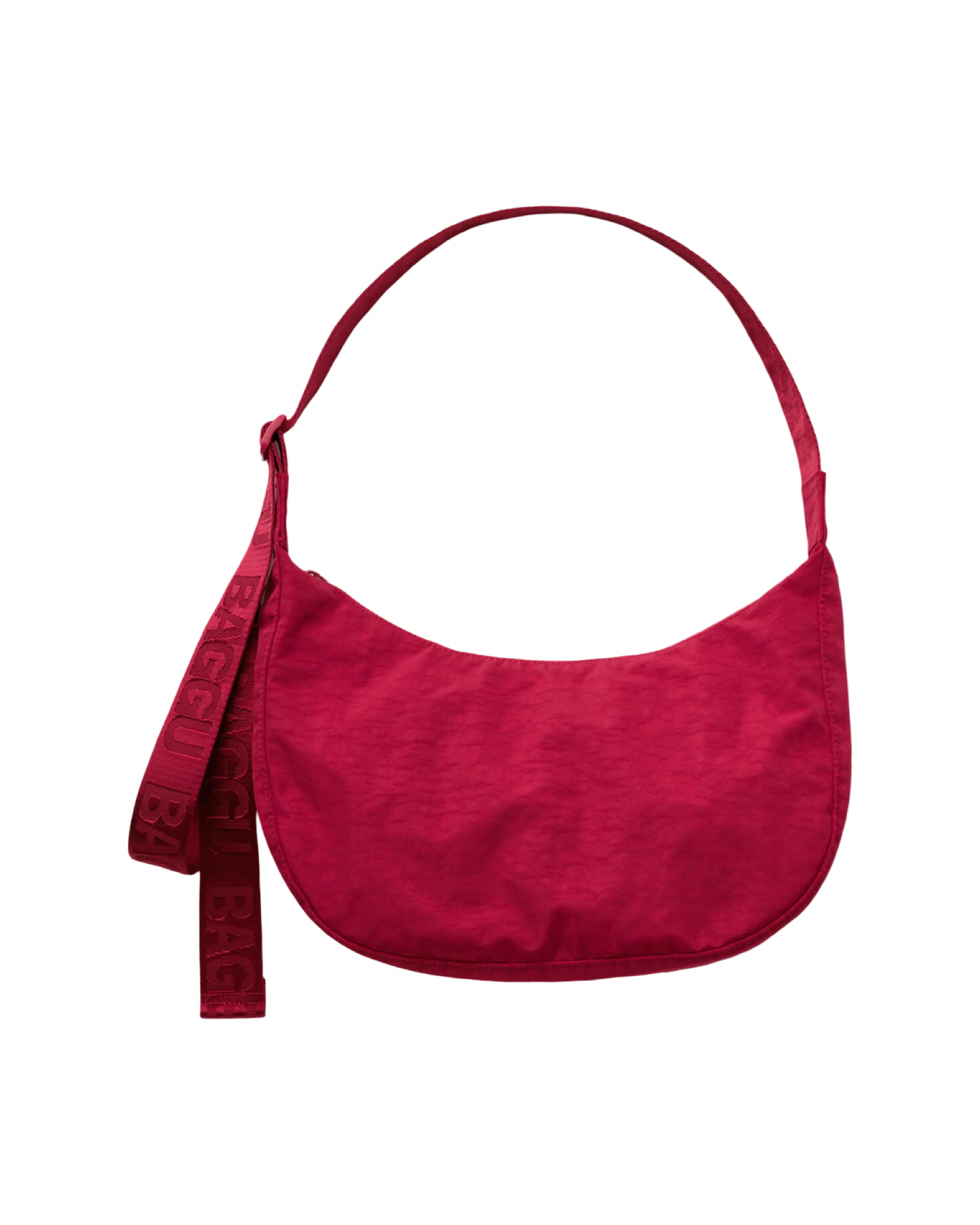 Cherry Medium Nylon Crescent Baggu
