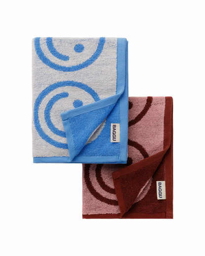 Happy Hand Towels (Set of 2)