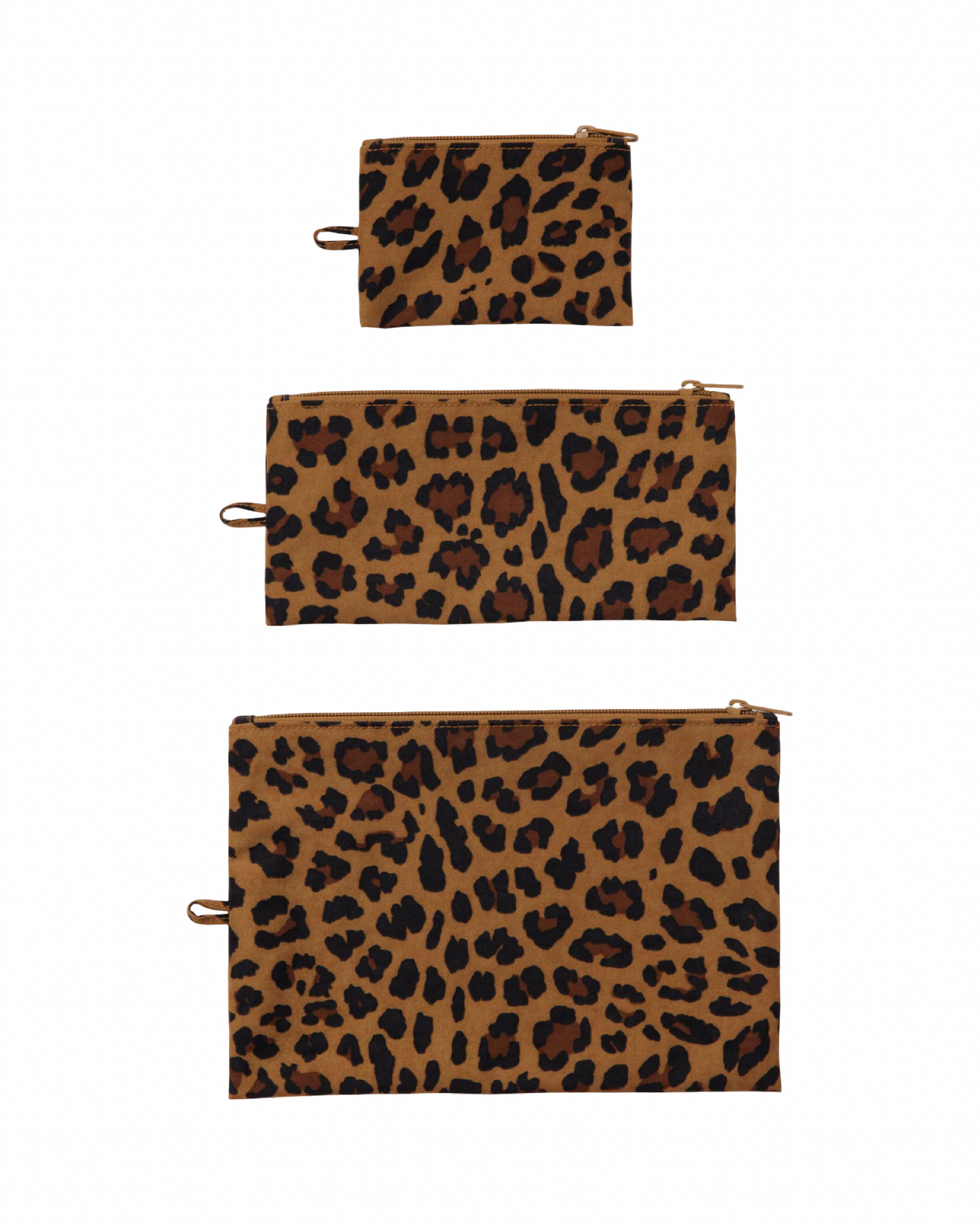 Leopard Print Flat Pouch