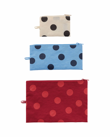 Polka Dot Mix Flat Pouch