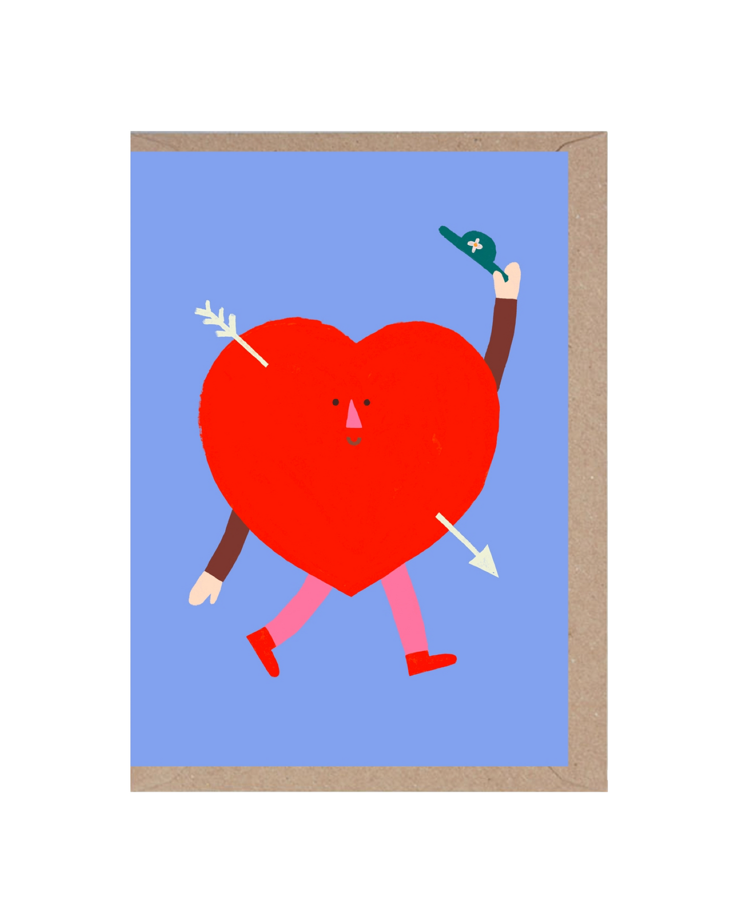 Love Heart Greetings Card