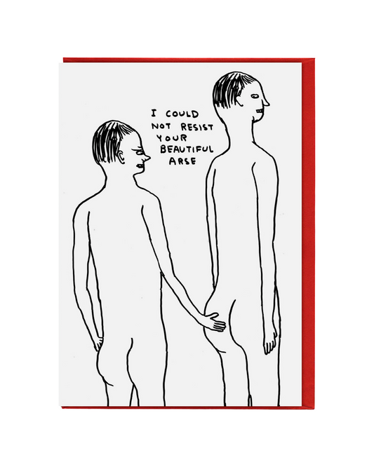 Beautiful Arse Greetings Card