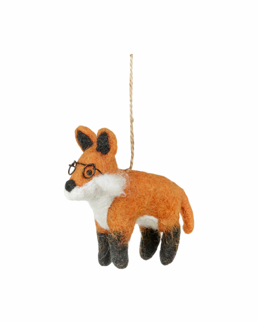 Lennox the Fox Felt Decoration