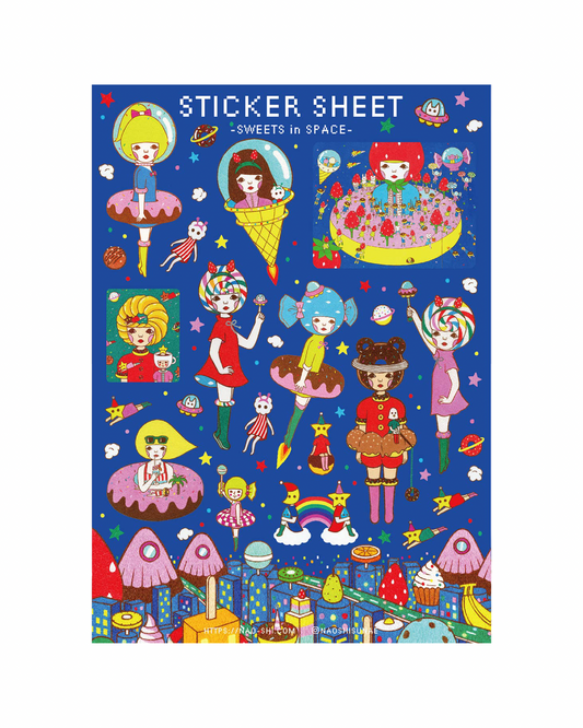 Sweets in Space Sticker Sheet