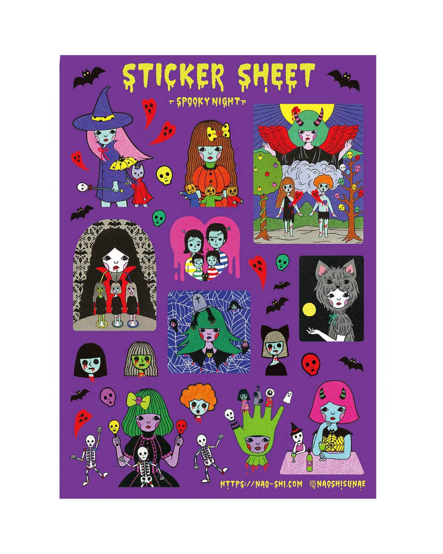 Spooky Night Sticker Sheet