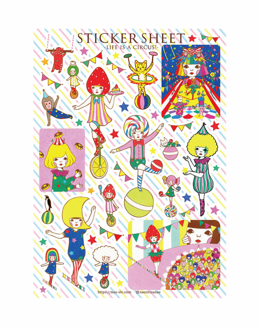 Life is a Circus! Sticker Sheet