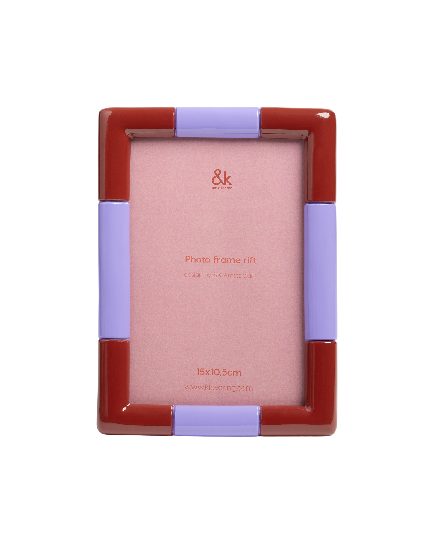 Photo Frame Rift Burgundy