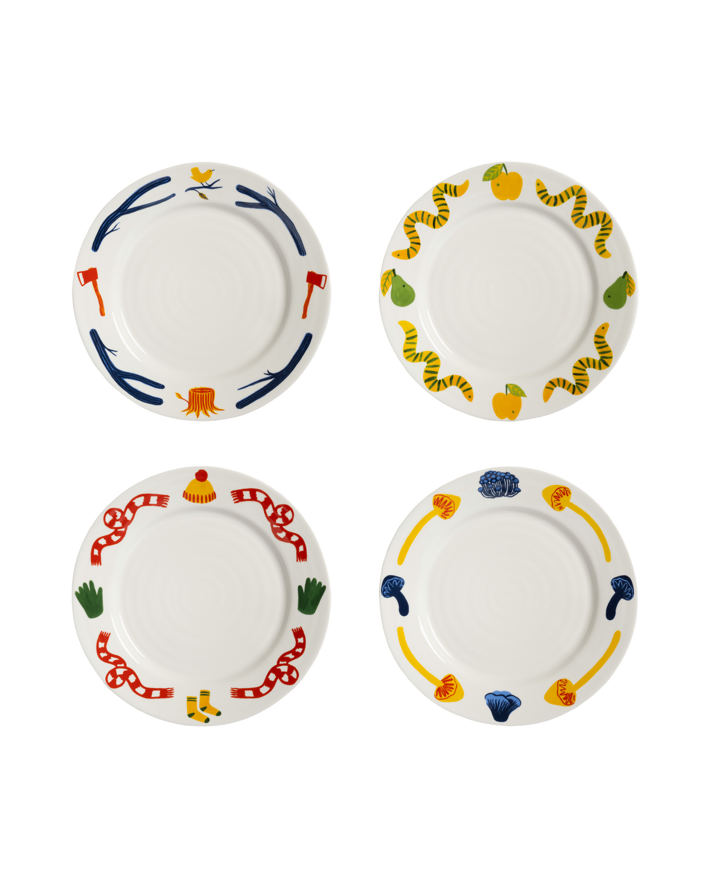 Set of 4 Plates : Hal Haines x &Klevering