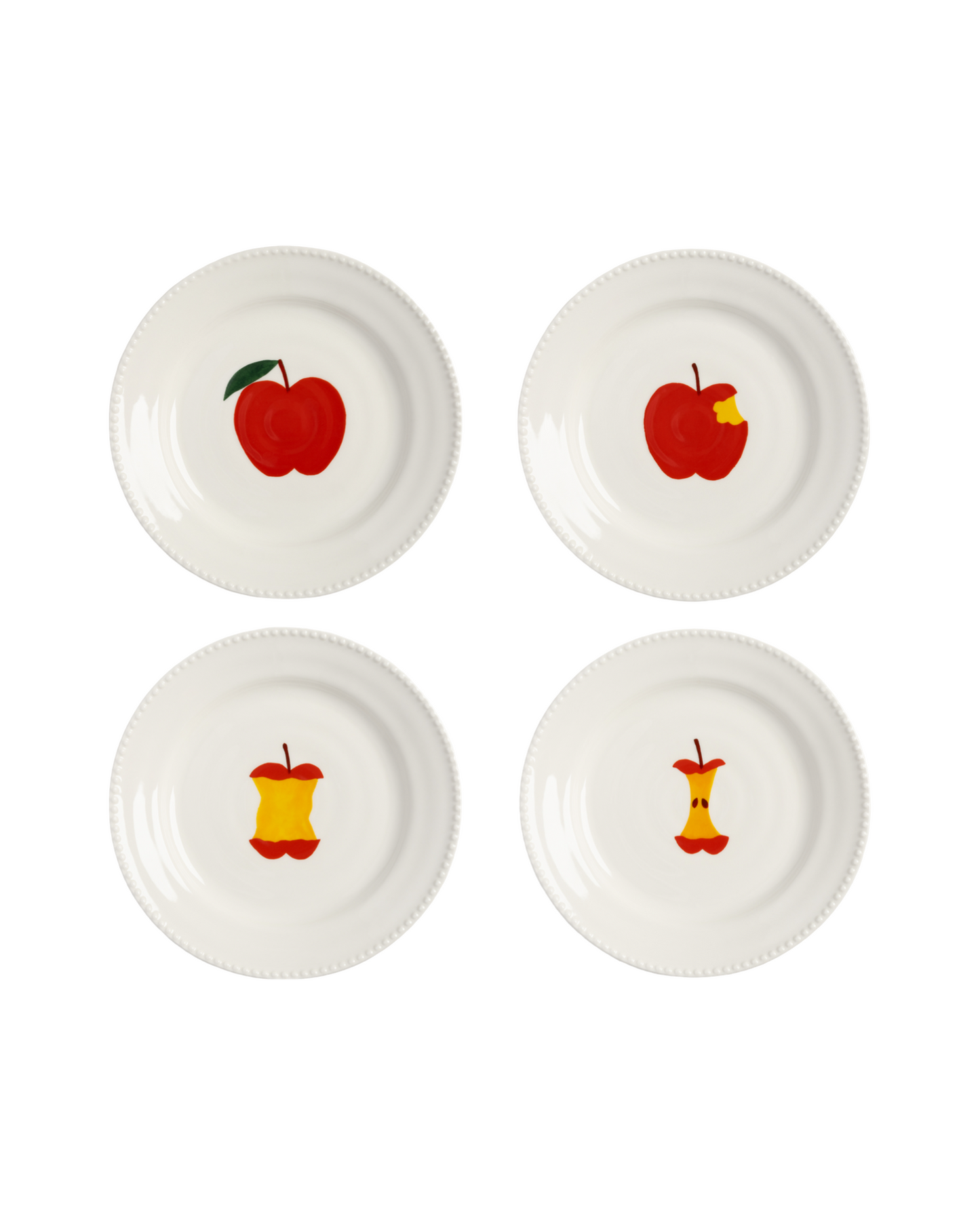 Apple Plates set of 4 : Hal Haines x &Klevering