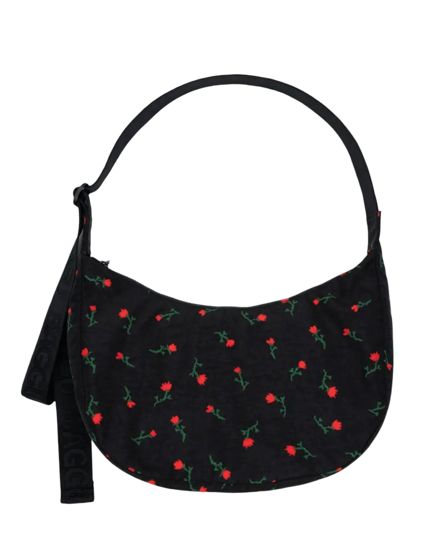 BAGGU Painted Wildflower Medium Crescent Bag
