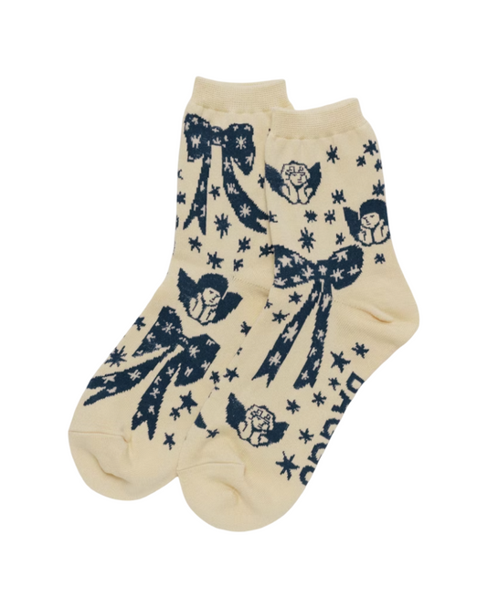 Cherub Bows Crew Socks