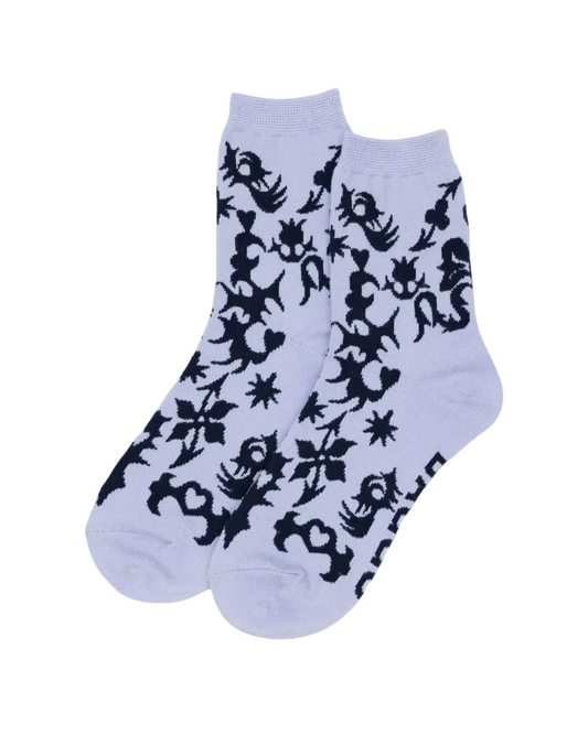 Western Cut Outs Crew Socks