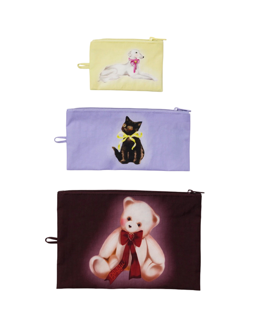 Fancy Animals  Flat Pouch