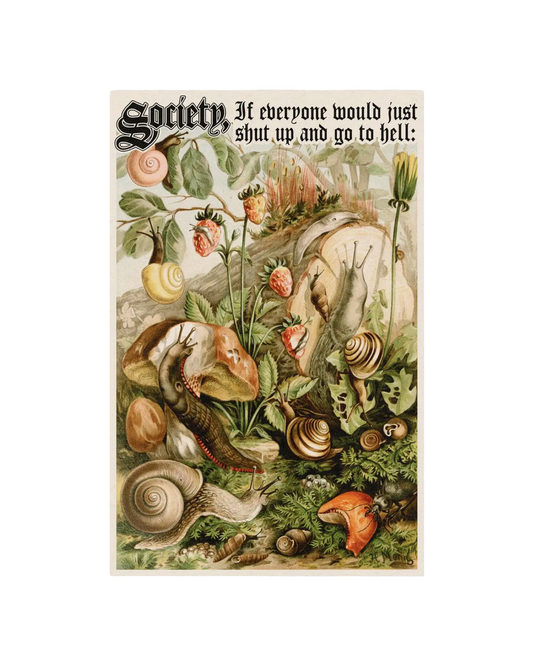 Society Risograph print