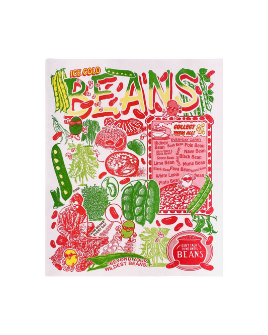 Beans Risograph Print