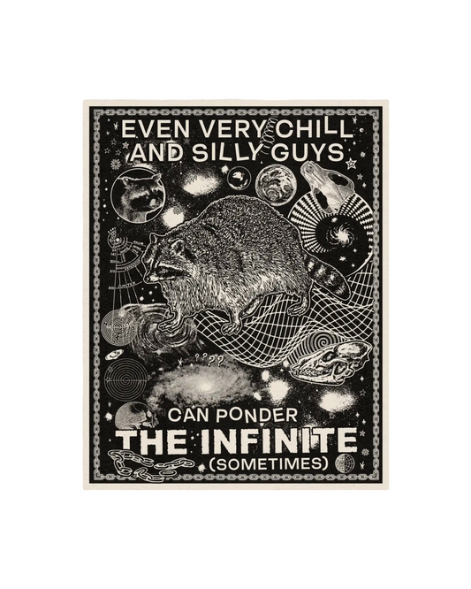 Ponder The Infinite Risograph Print