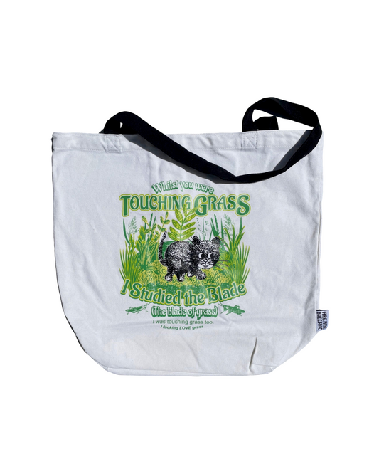 Touch Grass Tote Bag