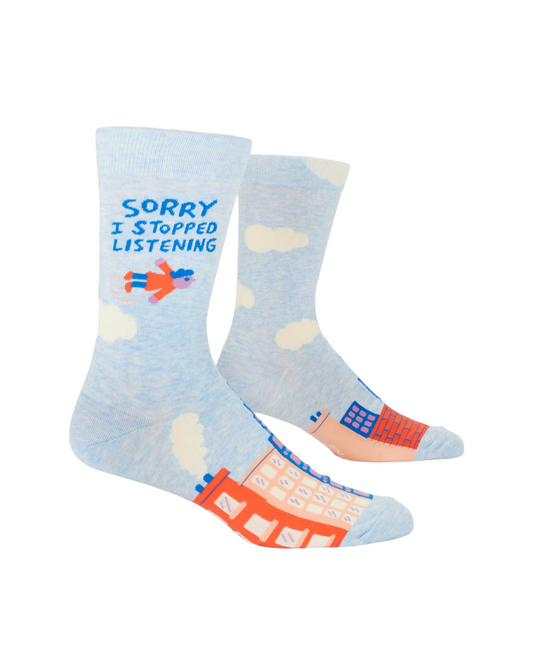 Sorry I Stopped Listening Men's Socks