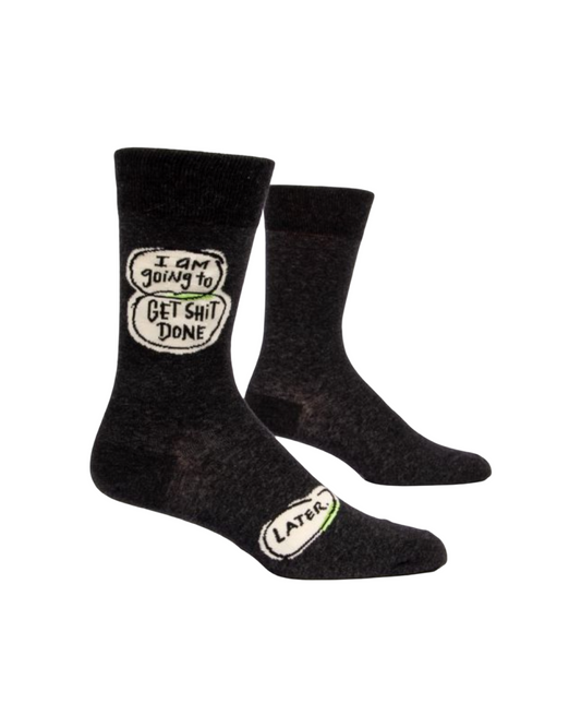 Get Shit Done Men's Socks