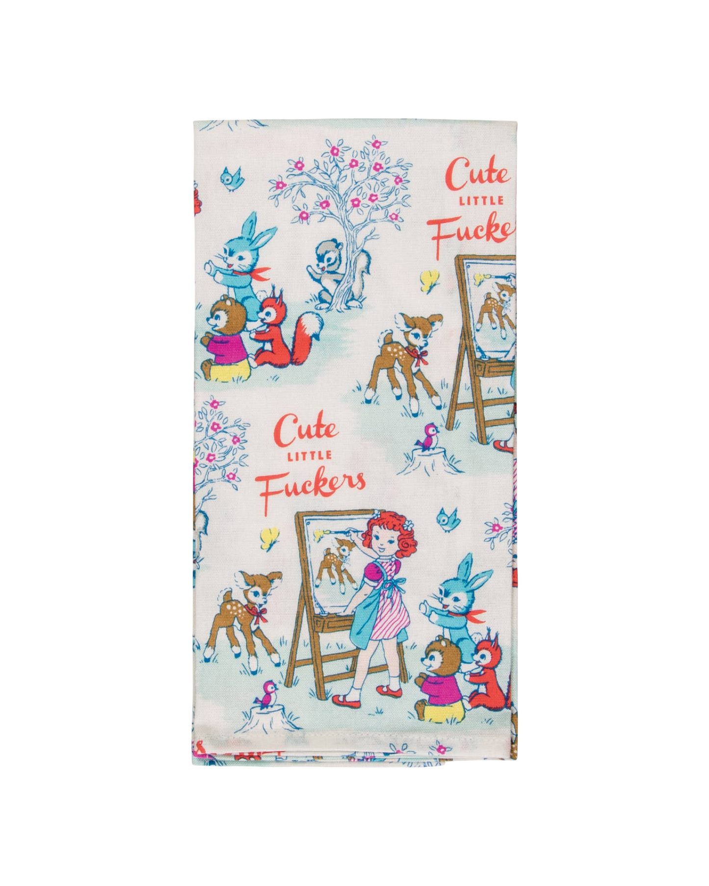 Cute Little Fuckers Dish Towel