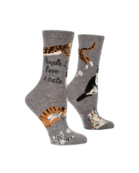 People I Love: Cats Women's Socks