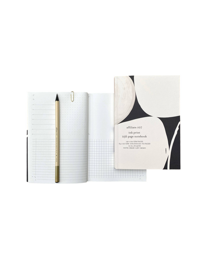 Affiliate:107 Ink Graphic Monotone Multifunctional Notebook
