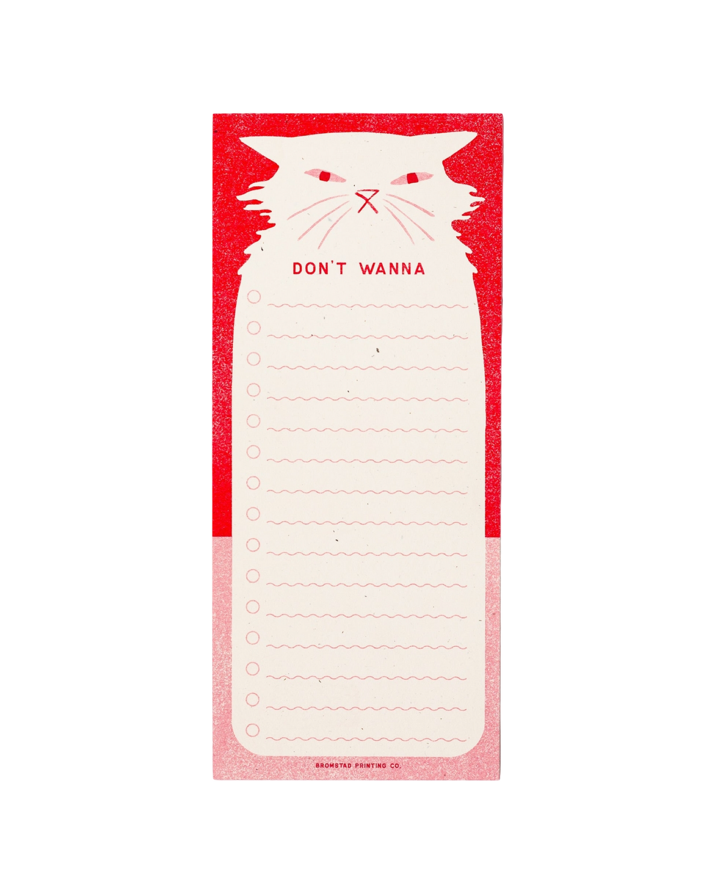 Don't Wanna - Risograph Notepad